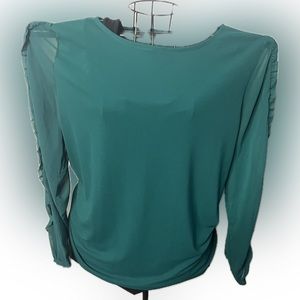 Ann Taylor Emerald Green Dress/Work shirt.